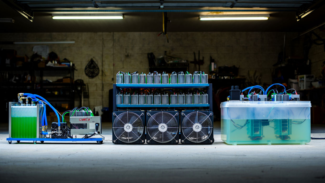 системы охлаждения майнинга фото