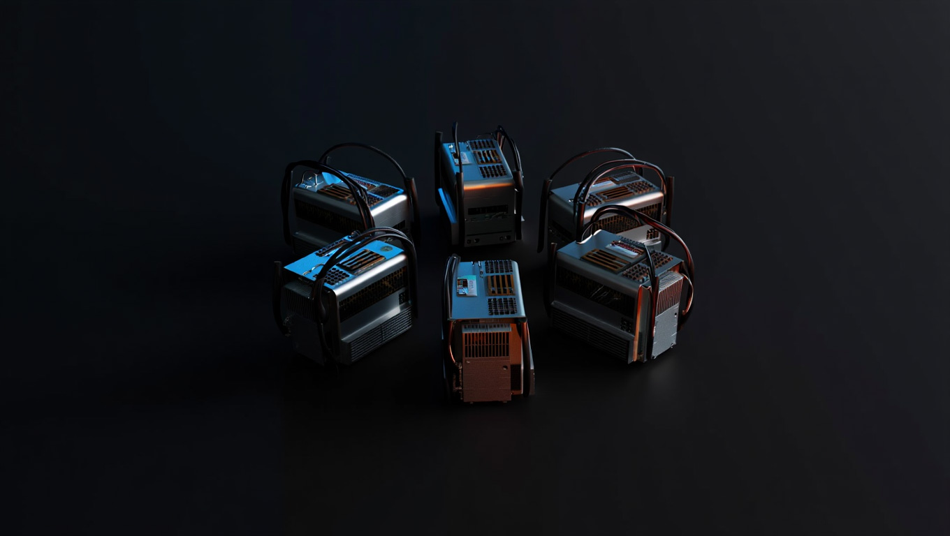 несколько асиков на черном фоне